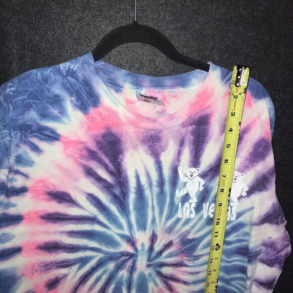 GRATEFUL DEAD Tee Tennessee River TieDye Single Stitch Shirt Dancing Bears Large - Picture 12 of 12